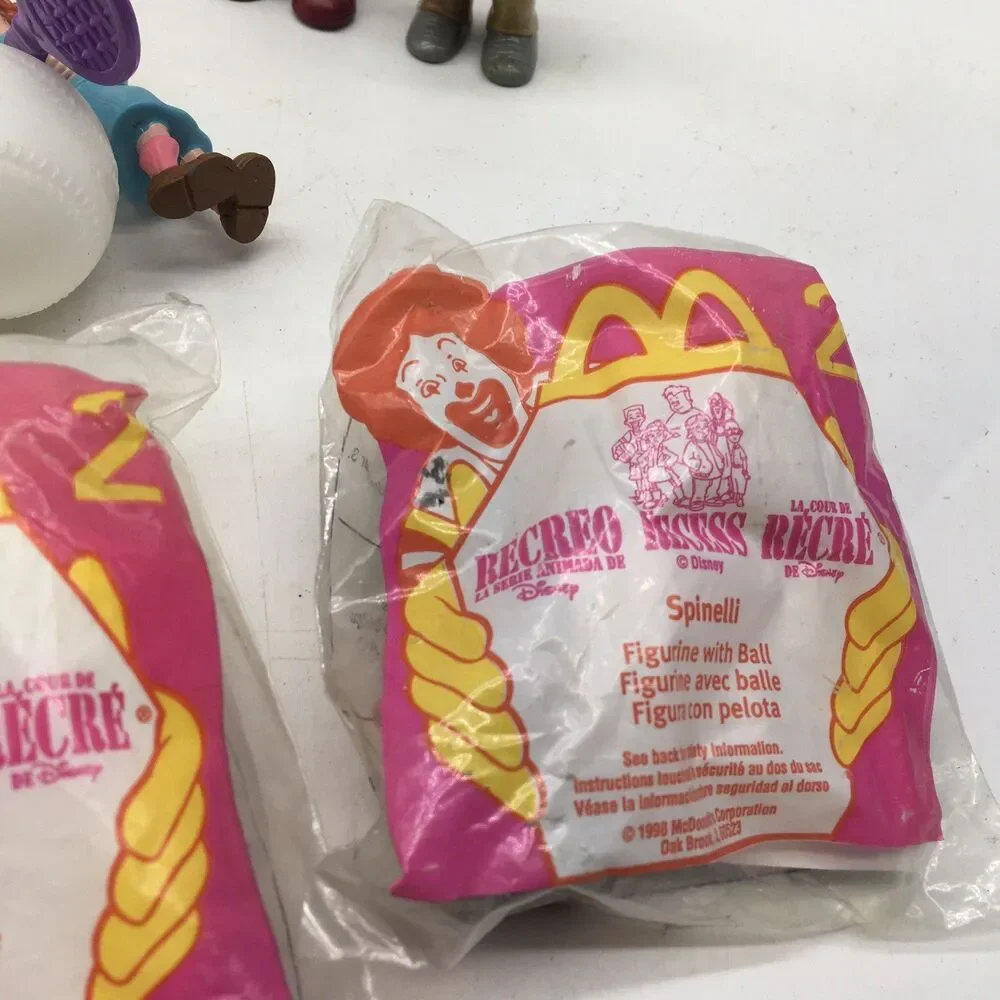 90’s VTG McDonald's Disney Recess Toys Figures Happy Meal Kids Meal Lot of 9